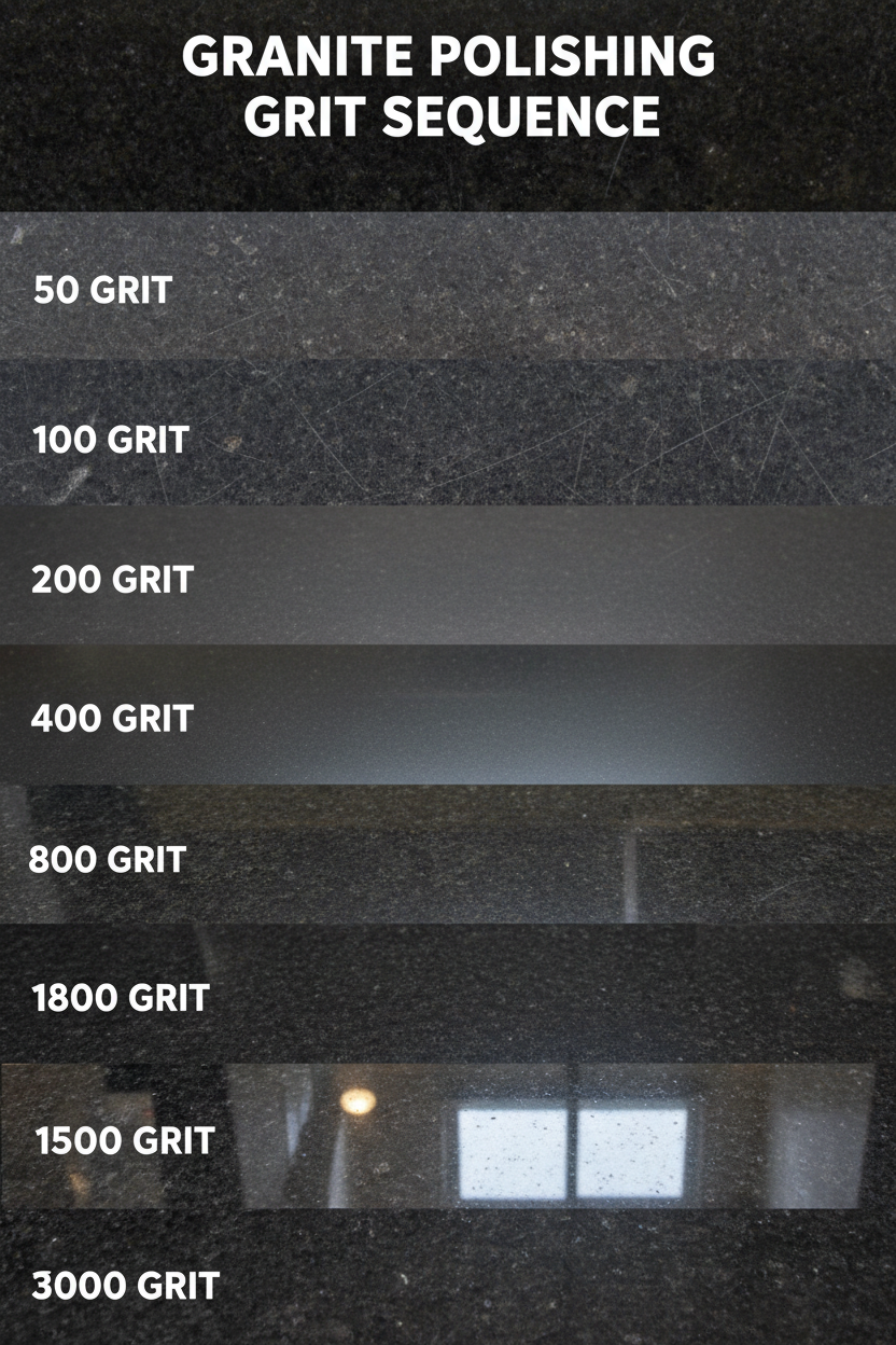 What Grit Sequence Should I Use for Polishing Granite?