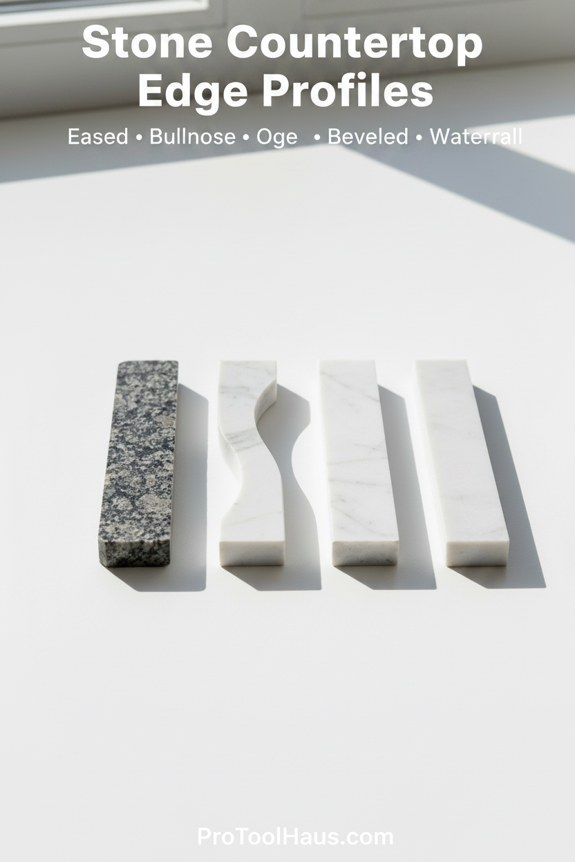 Stone Countertop Edge Profile how-to blog