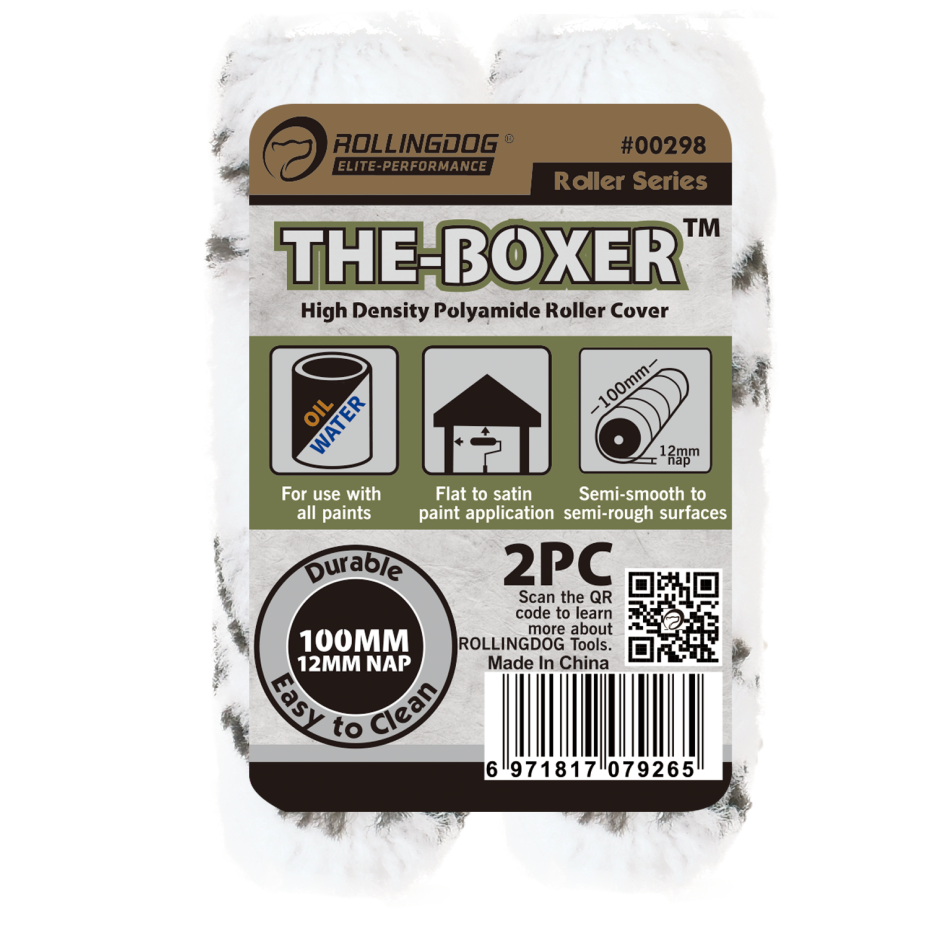 ROLLINGDOG USA High Density Polyamide Roller Covers - (Multiple Size & Nap Options) | In-Use View | Pro Tool Haus