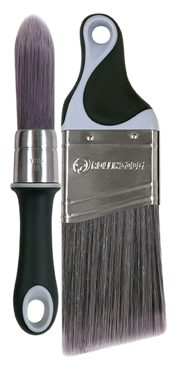 10595-DETAIL PRO™ 2PC detail brush set with angular and pointed brush heads and stainless steel ferrules