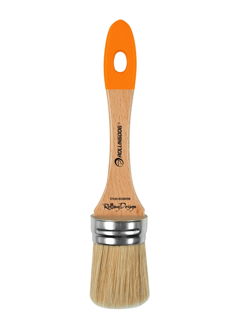 ROLLINGDOG USA Oval Chalk ROLLING DESIGN CB700 Series– Professional Furniture & Craft Brushes (Multiple Size Options) | Ap...