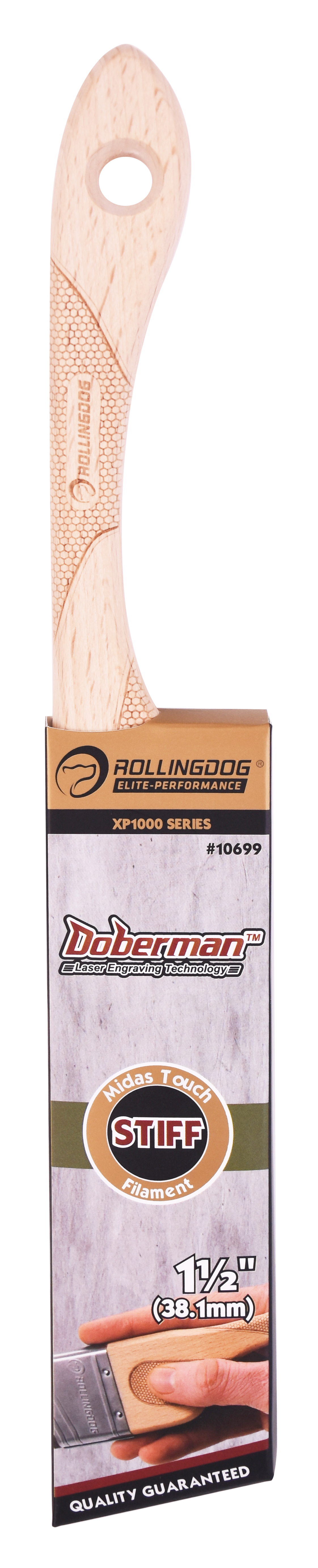 1.5" Doberman angular brush