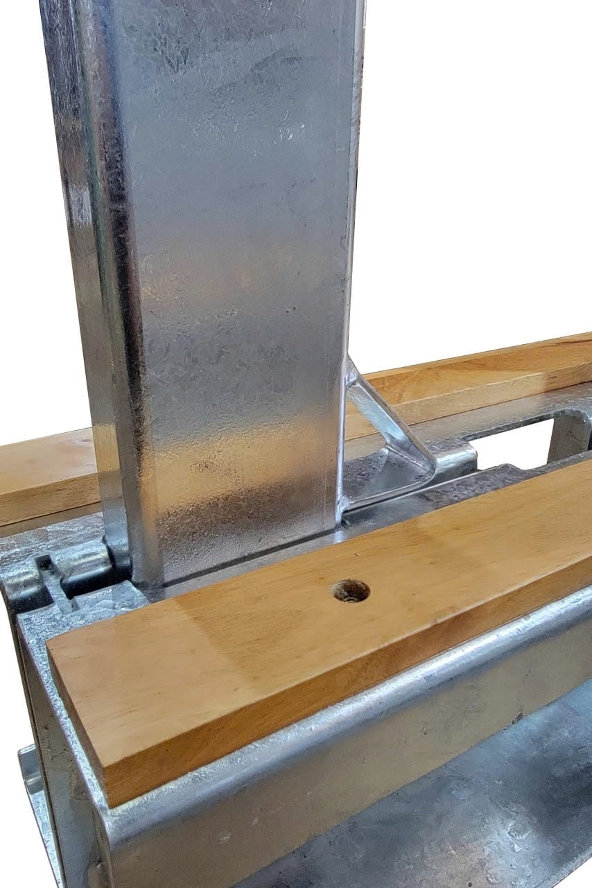 Weha 5.5 Ton 10' Slab Rack with 16 Galvanized Poles | Feature Detail | bundle rack | Pro Tool Haus
