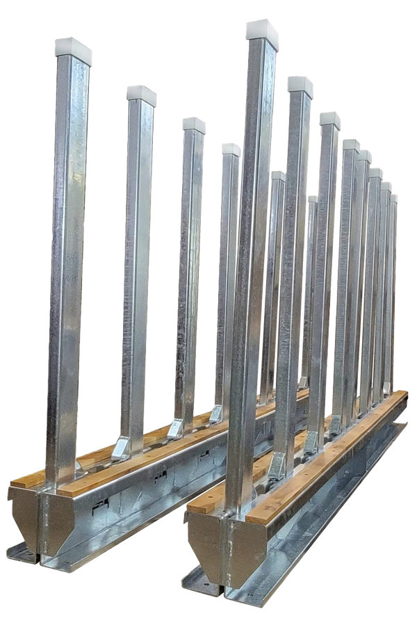 Weha 12 Ton 10' Slab Rack with 16 Galvanized Poles | bundle rack | Pro Tool Haus