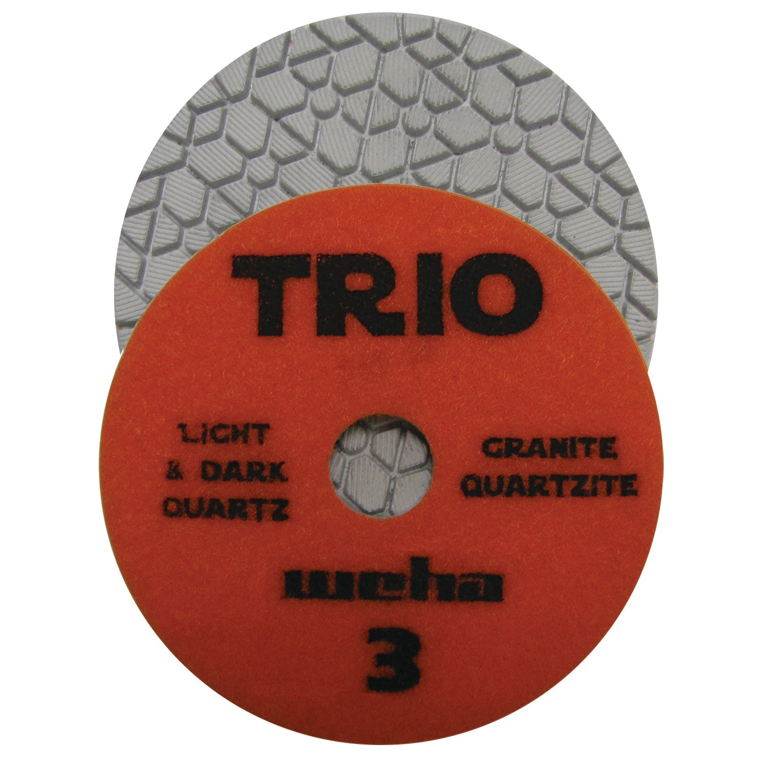 Weha Trio 3 Step Polishing Pads | Close-up Detail | ceramic | Pro Tool Haus