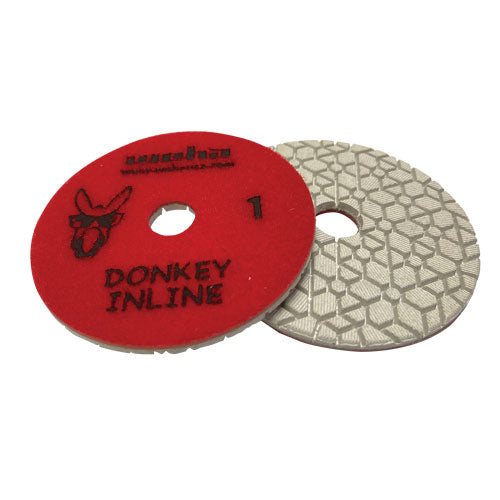 Weha Donkey 3-Step Inline Polishing Pads | Application View | auto edge polisher | Pro Tool Haus