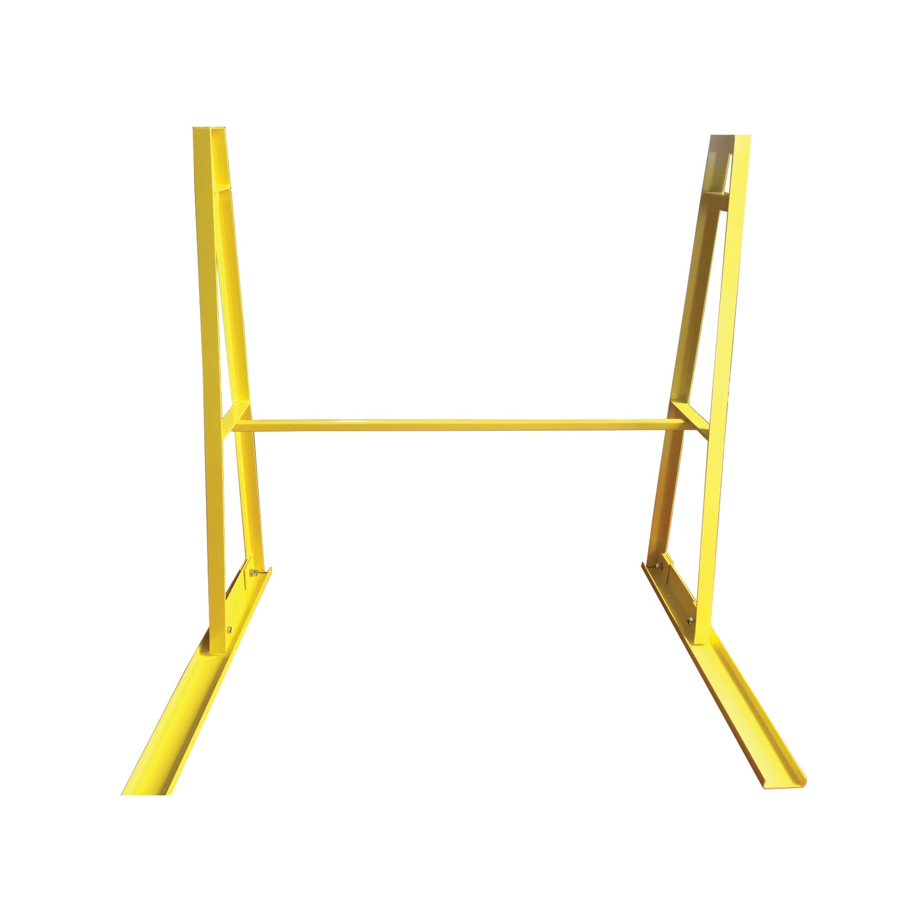 Weha Single Sided A-Frame Storage Rack with Cross Bar Safety Yellow | Detail View | a frame | Pro Tool Haus