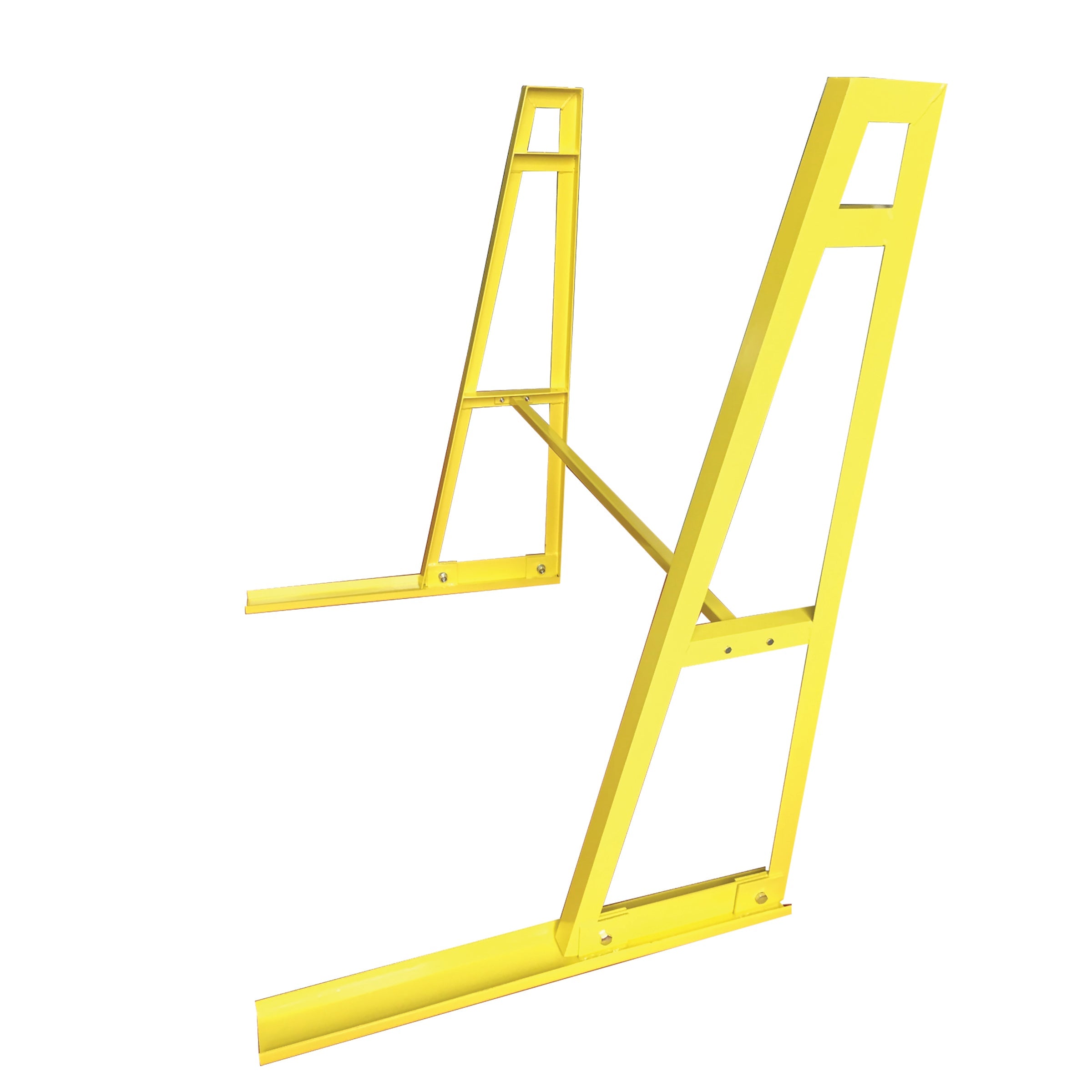 Weha Single Sided A-Frame Storage Rack with Cross Bar Safety Yellow | a frame | Pro Tool Haus
