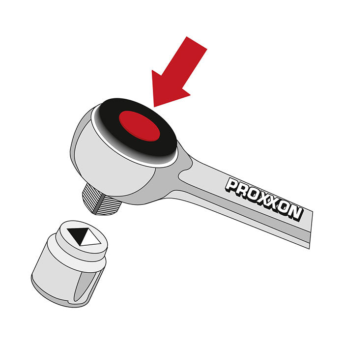 Proxxon 56-piece set with 1/4" and 1/2" ratchets | In-Use View | proxxon socket set | Pro Tool Haus