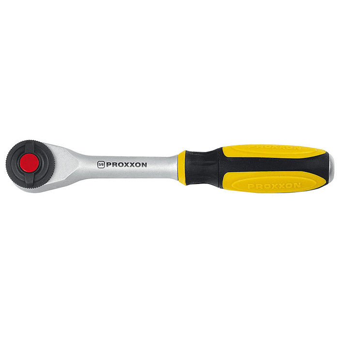 Proxxon Rotary Ratchet 3/8" — 52-Tooth Fine Drive with Offset Function & Quick Release (No. 23083)