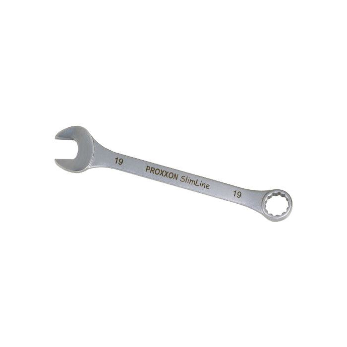 Proxxon SlimLine Combination Spanner Set with Holder — 12-Piece Metric, 6–19mm (No. 23820)