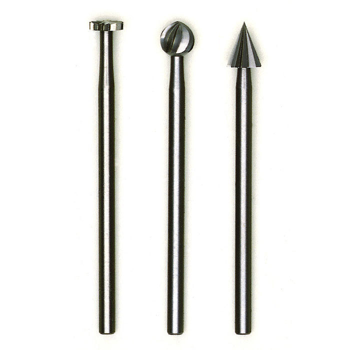 Proxxon Set of Tungsten vanadium precision cutters, 3 pcs., Ø 13/64" | Pro Tool Haus