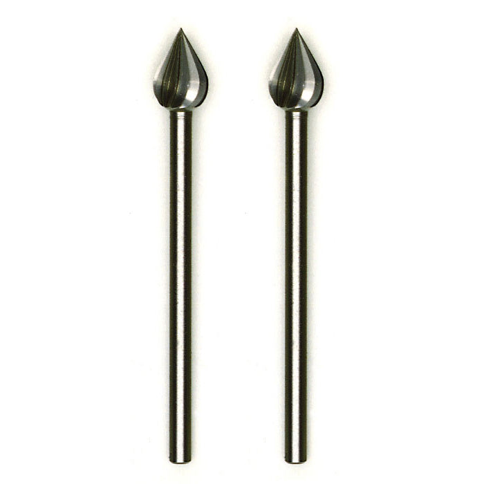Proxxon Tungsten vanadium cutter, flame, 2 pcs., Ø 15/64" | Pro Tool Haus