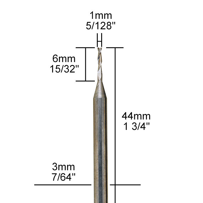 Proxxon Tungsten carbide milling cutter, Ø 5/128" | Detail View | Pro Tool Haus