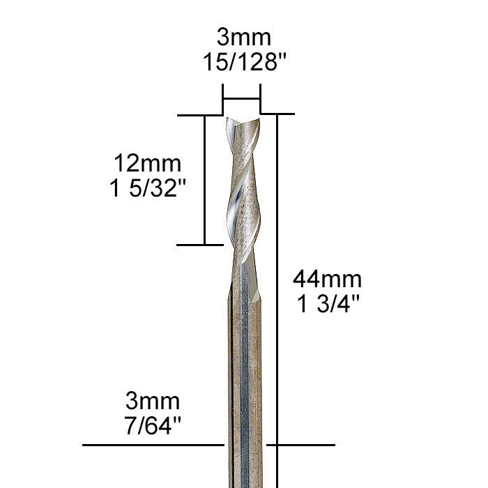 Proxxon Tungsten carbide milling cutter, Ø 15/128" | Detail View | Pro Tool Haus
