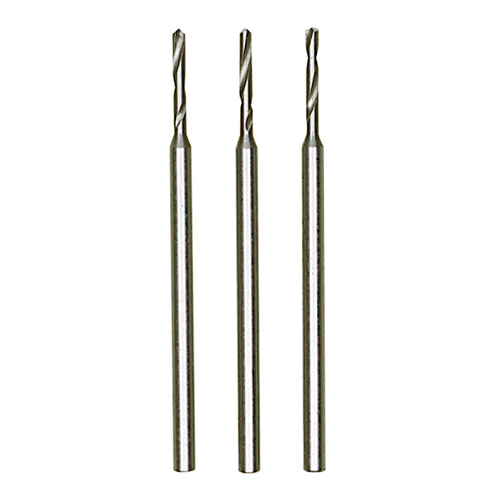 Proxxon Tungsten vanadium micro twist drills, 3 pcs., Ø 3/64" (1,2 mm) | Pro Tool Haus