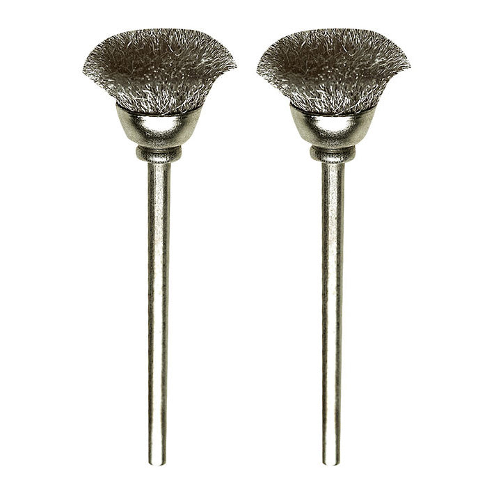 Proxxon Carbon steel cup brushes, 2 pcs., Ø 33/64" | Pro Tool Haus