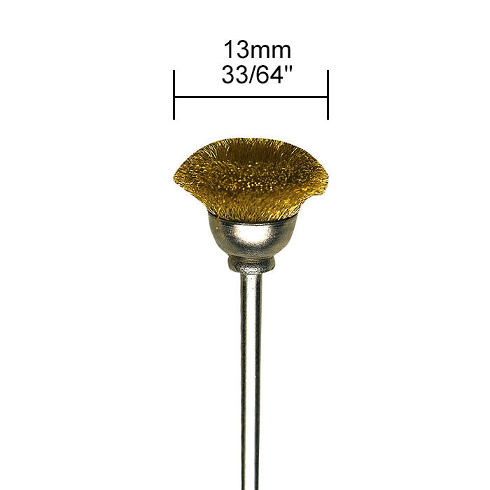 Proxxon Brass cup brushes, 2 pcs., Ø 33/64" | Detail View | Pro Tool Haus