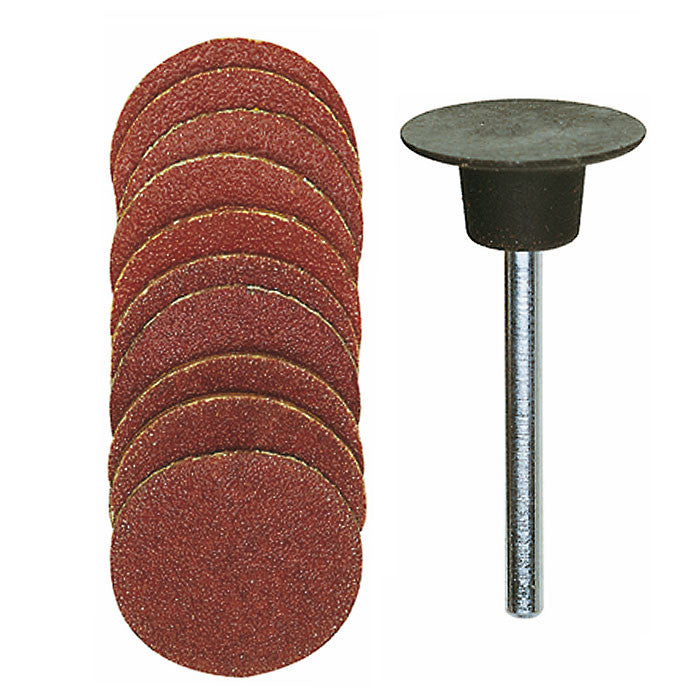 Proxxon Sanding pad with 10 sanding discs, 5 each 120 and 150 grit | proxxon sanding | Pro Tool Haus