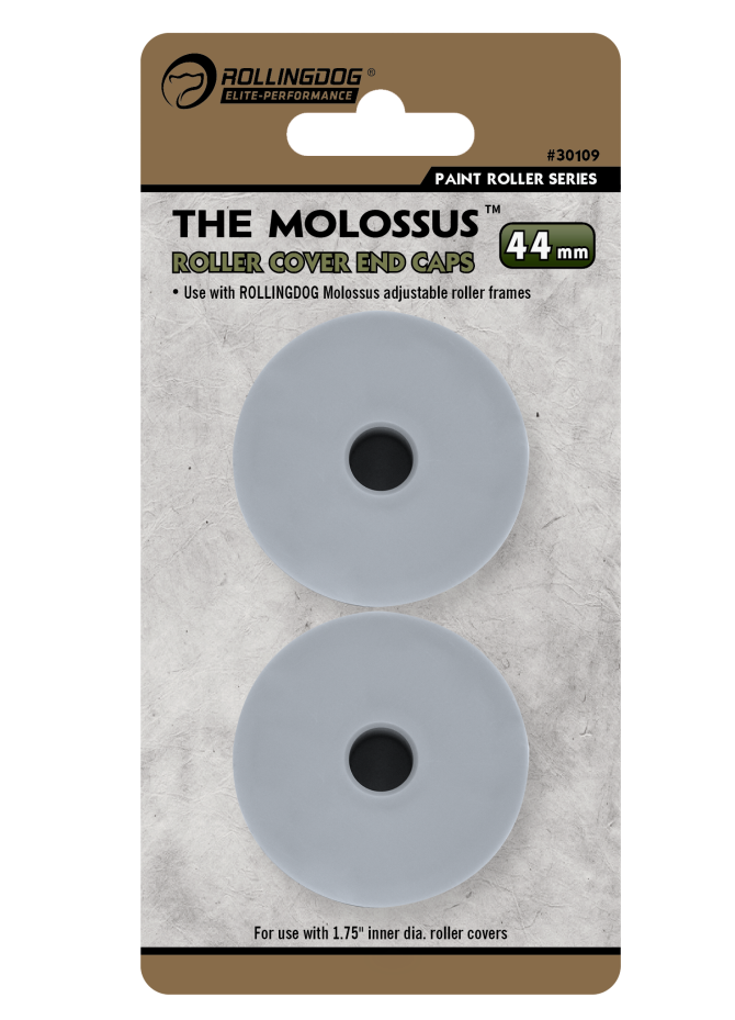 30109 44mm roller cover end caps 2 pack for adjustable roller frames