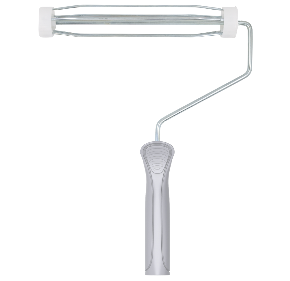 30112 9" 9 Inch paint roller frame with easy grip handle and zinc-plated cage