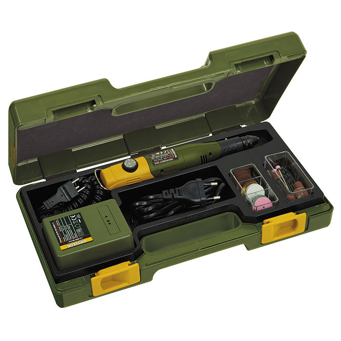 Proxxon MICROMOT 60/EF with mains adapter and 43 industrial quality bits and cutters | proxxon handheld | Pro Tool Haus