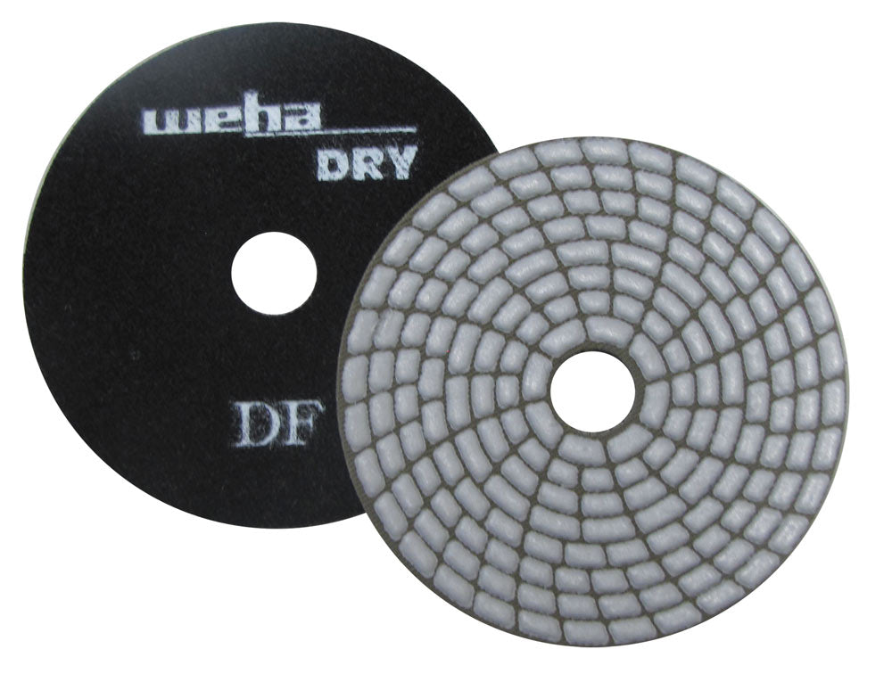 Dry diamond polishing pad black buff for granite, marble, quartzite, wet or dry