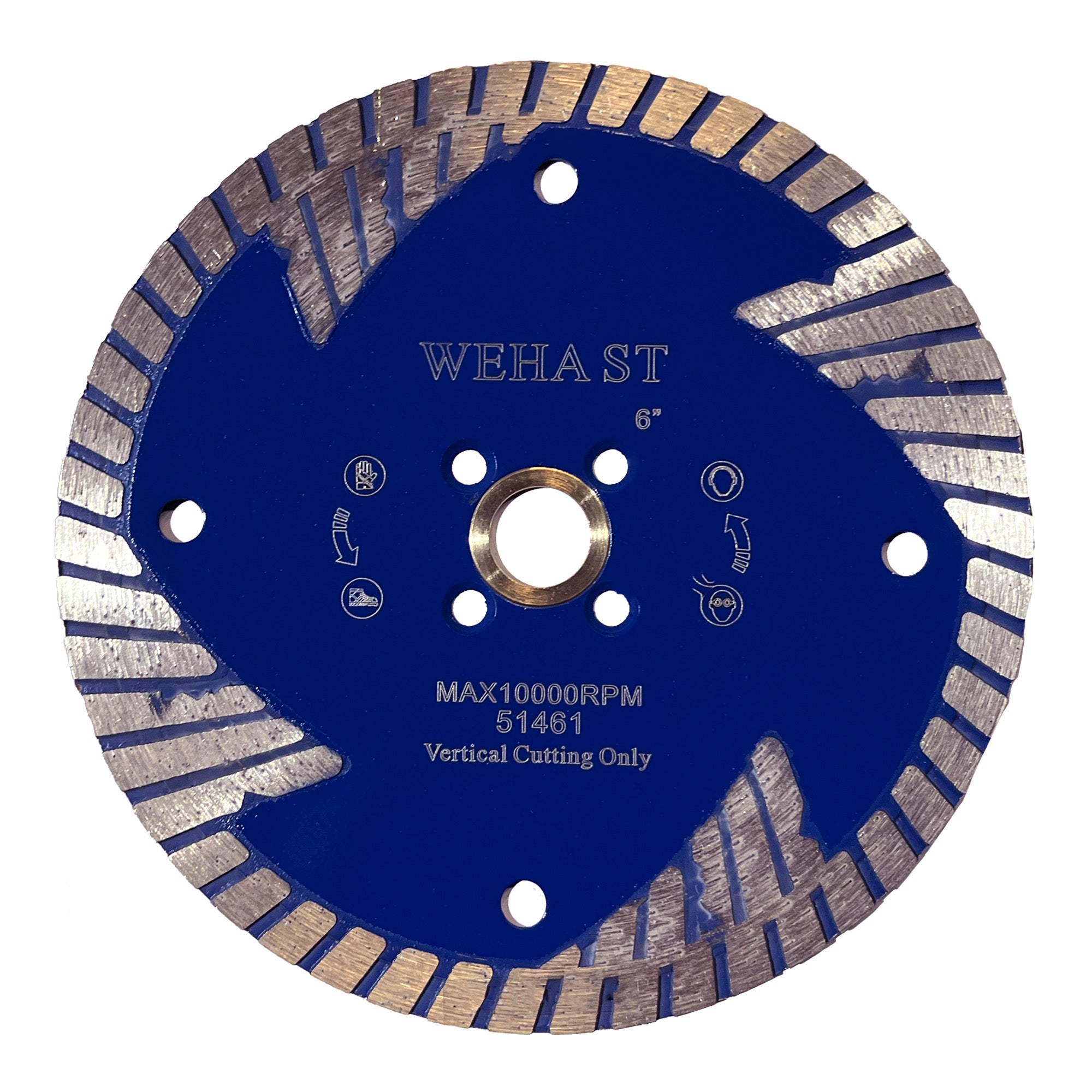 Weha ST Side Cut Diamond Turbo Blade | Application View | angle grinder | Pro Tool Haus