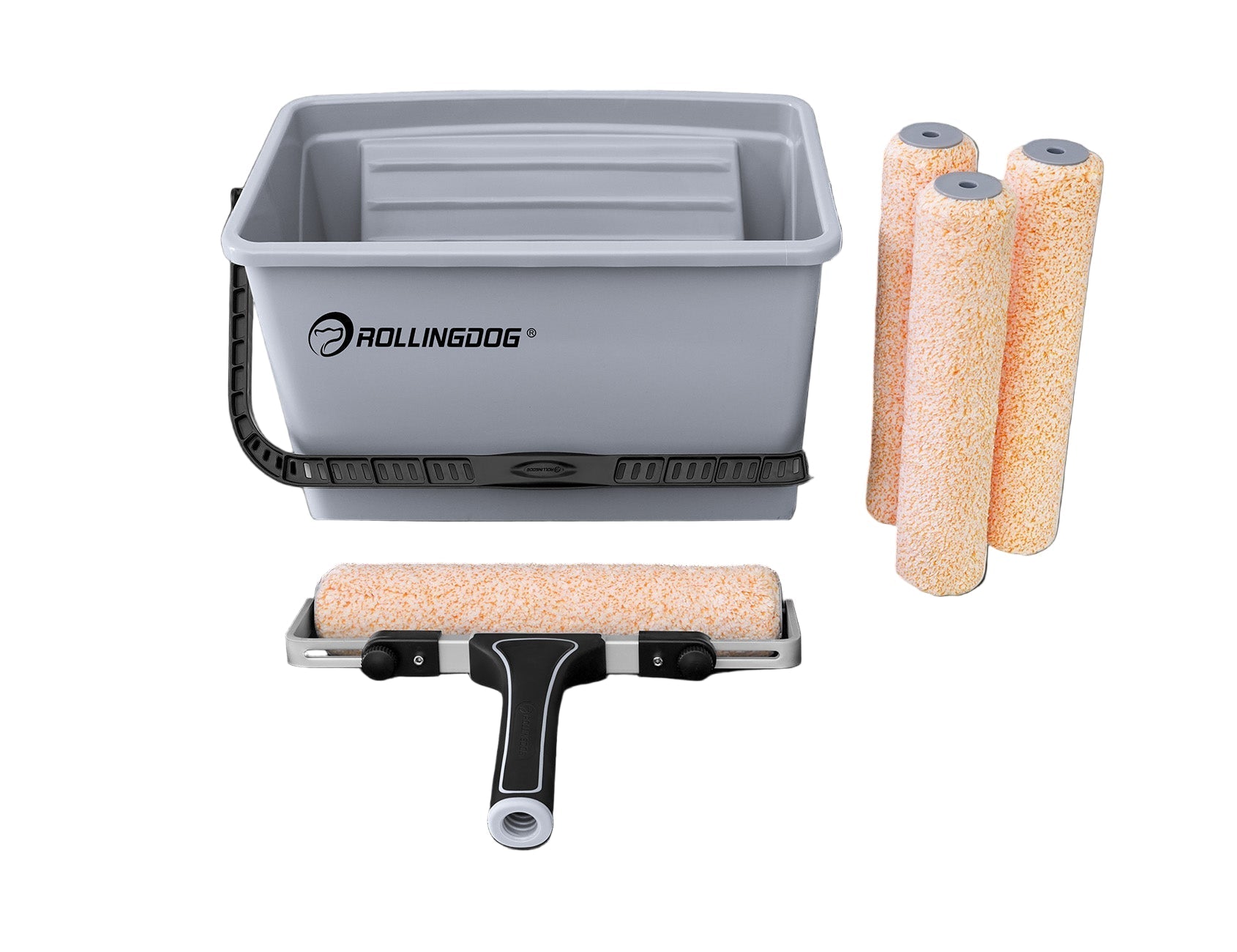 70006-Home painting with 7PC 12-inch paint roller set, smooth wall finish