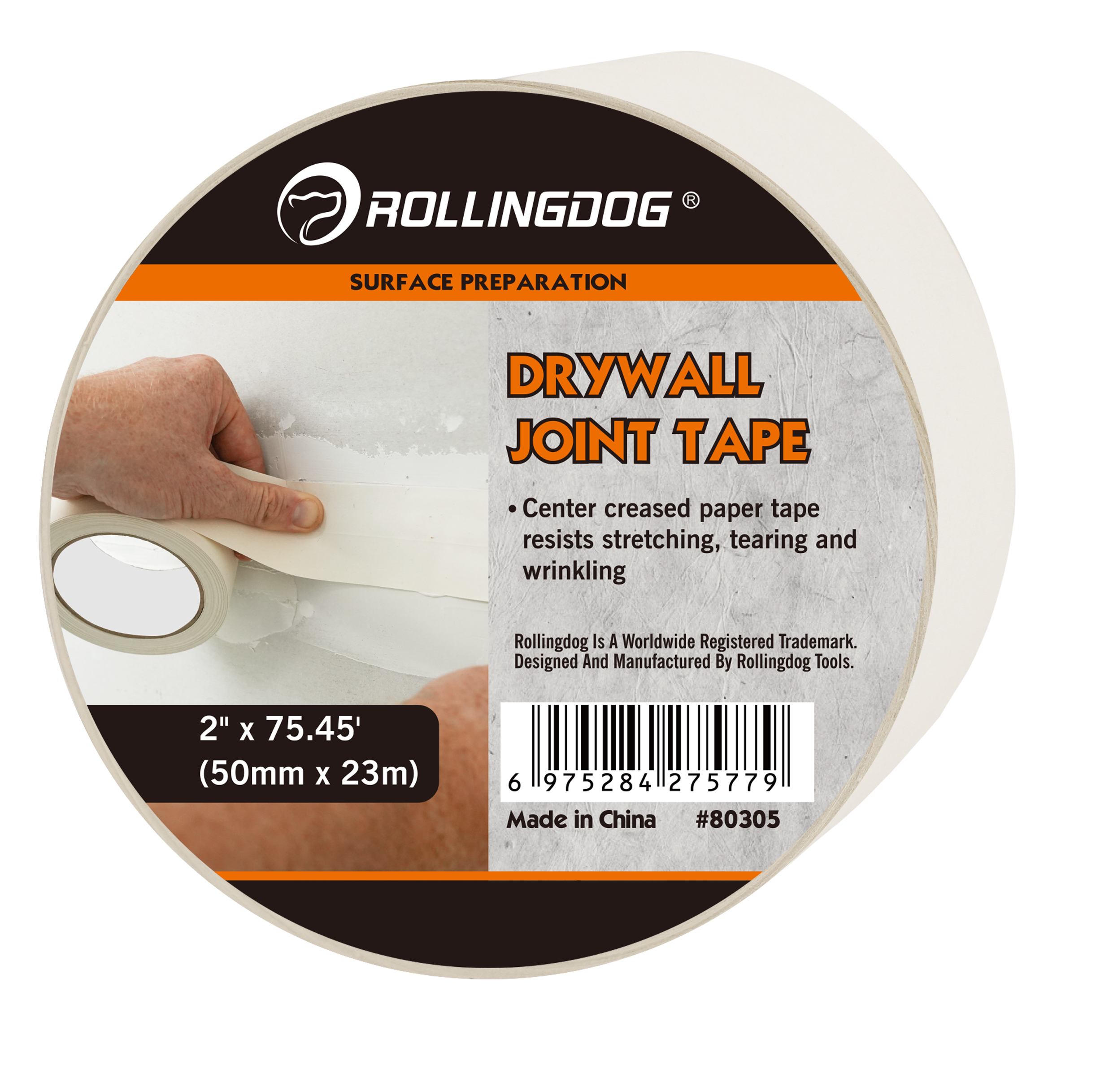 RollingDog drywall joint tape packaging