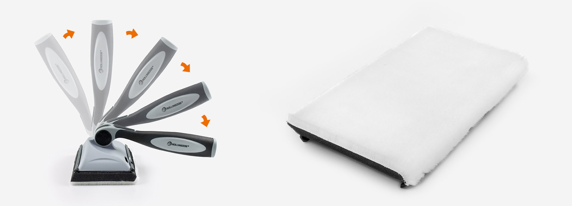 Pro angle painting pad in motion
