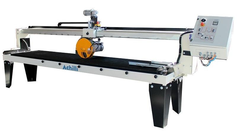 CNC machine with 'Achilles' branding on a white background