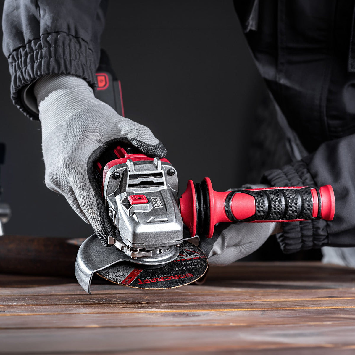 WorCraft 20V Brushless Angle Grinder Kit with 4.0Ah Battery Options & Charger