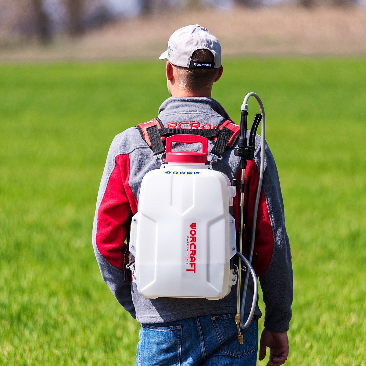WorCraft 20V Cordless Backpack Sprayer Kit with 4.0Ah Battery Options & Charger