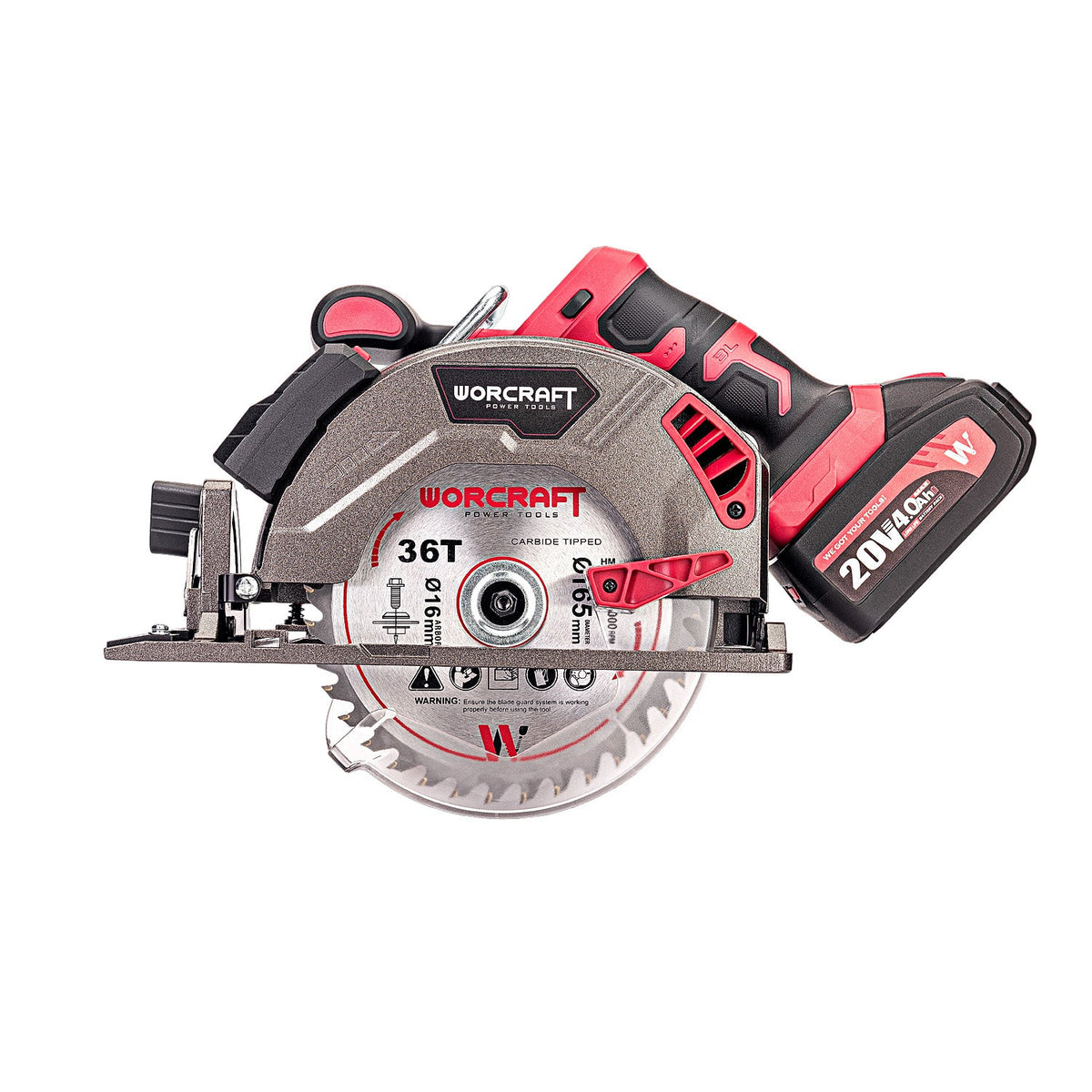 WorCraft 20V Brushless Circular Saw Kit with 4.0Ah Battery Options & Charger