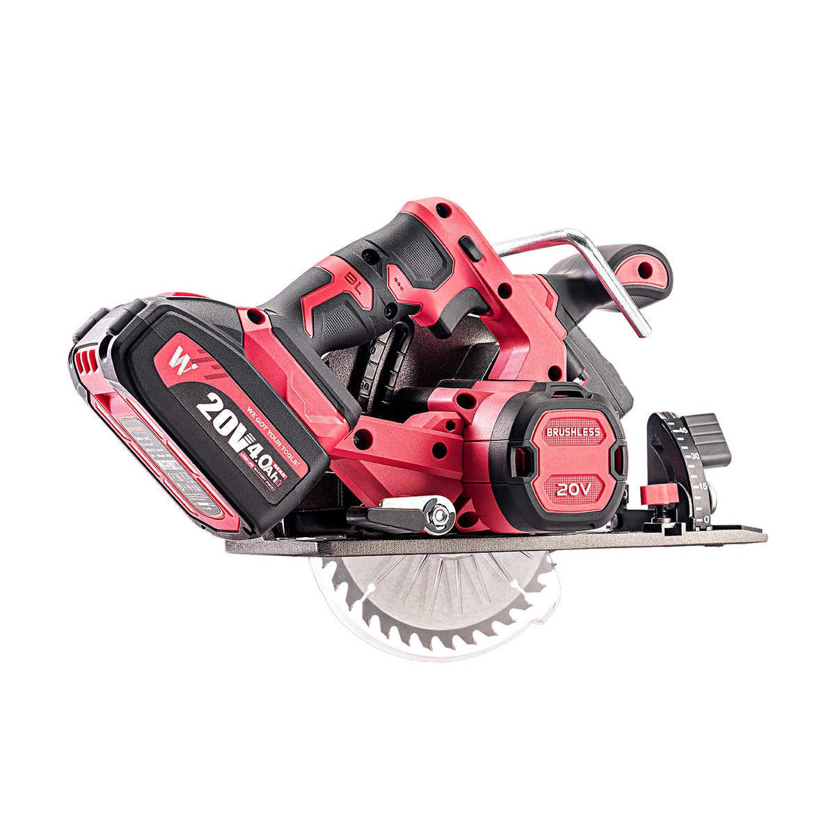 WorCraft 20V Brushless Circular Saw Kit with 4.0Ah Battery Options & Charger