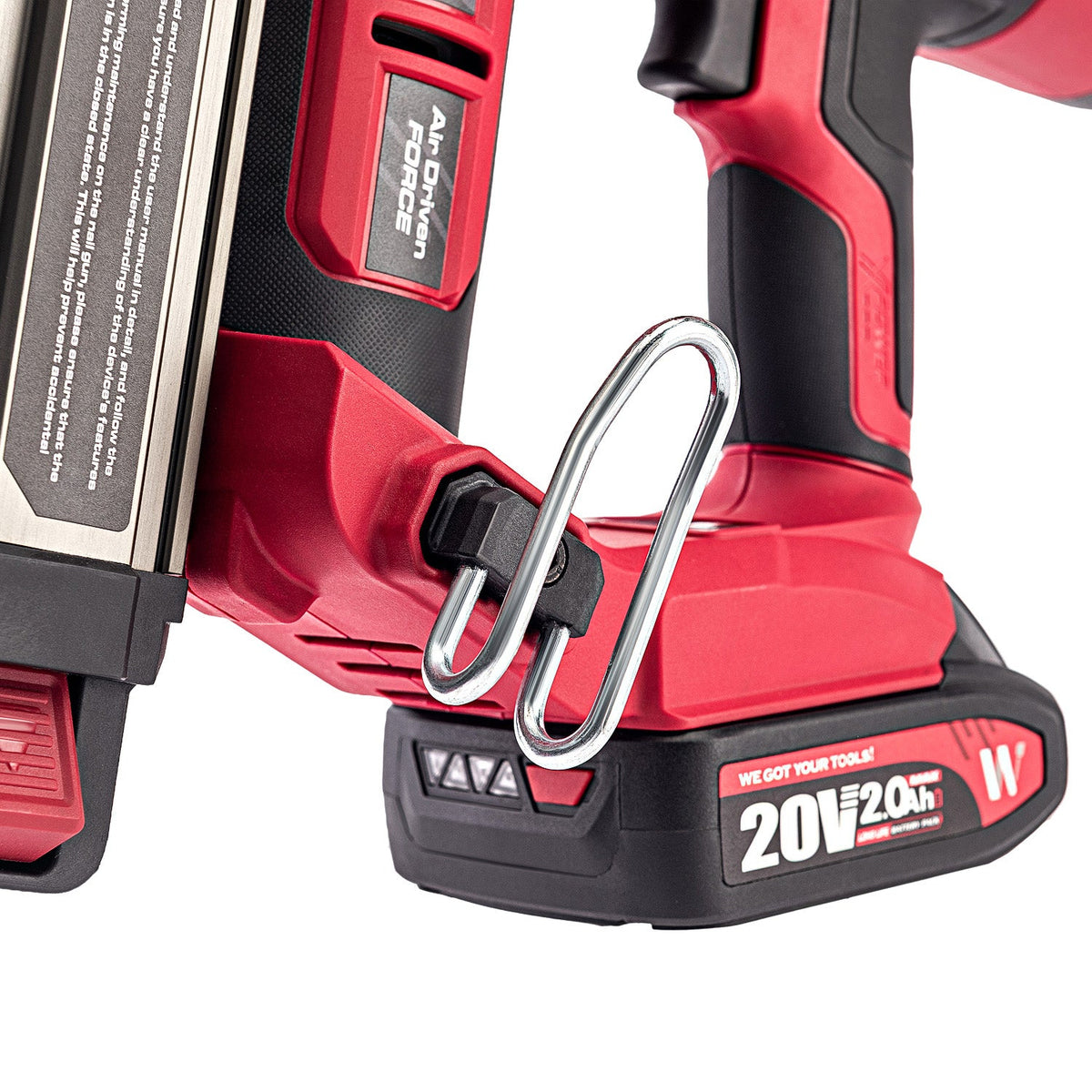 WorCraft 20V Cordless Brad Nailer & Stapler Kit with 4.0Ah Battery Options & Charger