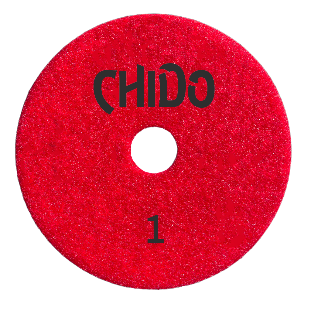 Tenax USA Chido 4" 3 Step Polishing Pads | Application View | ceramic | Pro Tool Haus