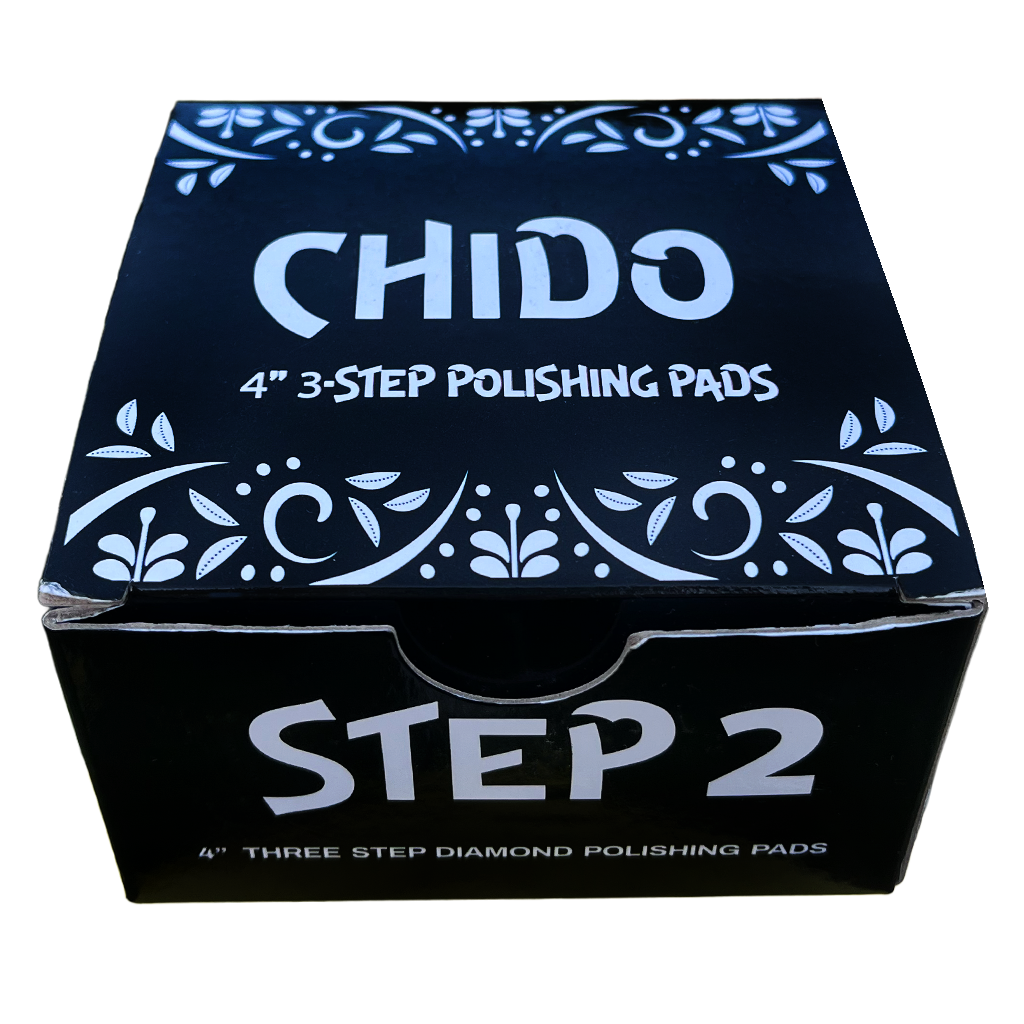 Tenax USA Chido 4" 3 Step Polishing Pads | Package View | ceramic | Pro Tool Haus