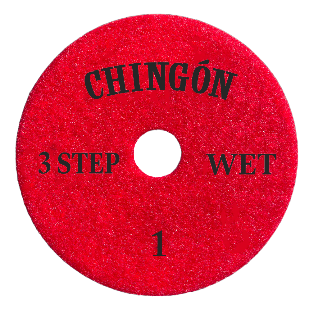 Tenax USA Chingon 4" Premium 3 Step Polishing Pads | Application View | ceramic | Pro Tool Haus