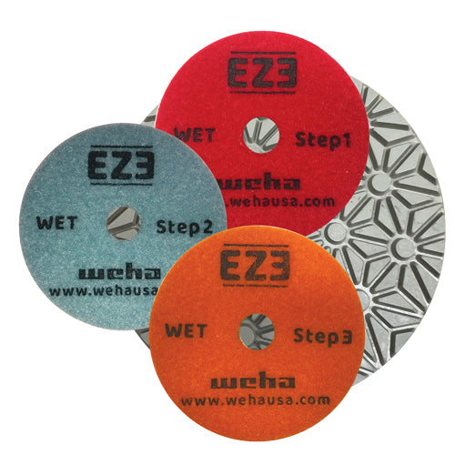 Weha EZ3 3 Step Diamond Polishing Pads | ceramic | Pro Tool Haus