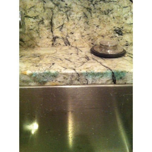 cyanoacrylate caused stains on stone