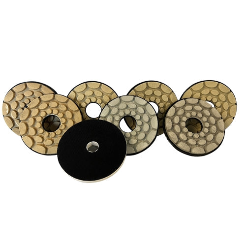 Tenax USA Tenax T36 Hook & Loop Auto Inline Edge Polishing Wheels | Application View | combo inline wheels | Pro Tool Haus