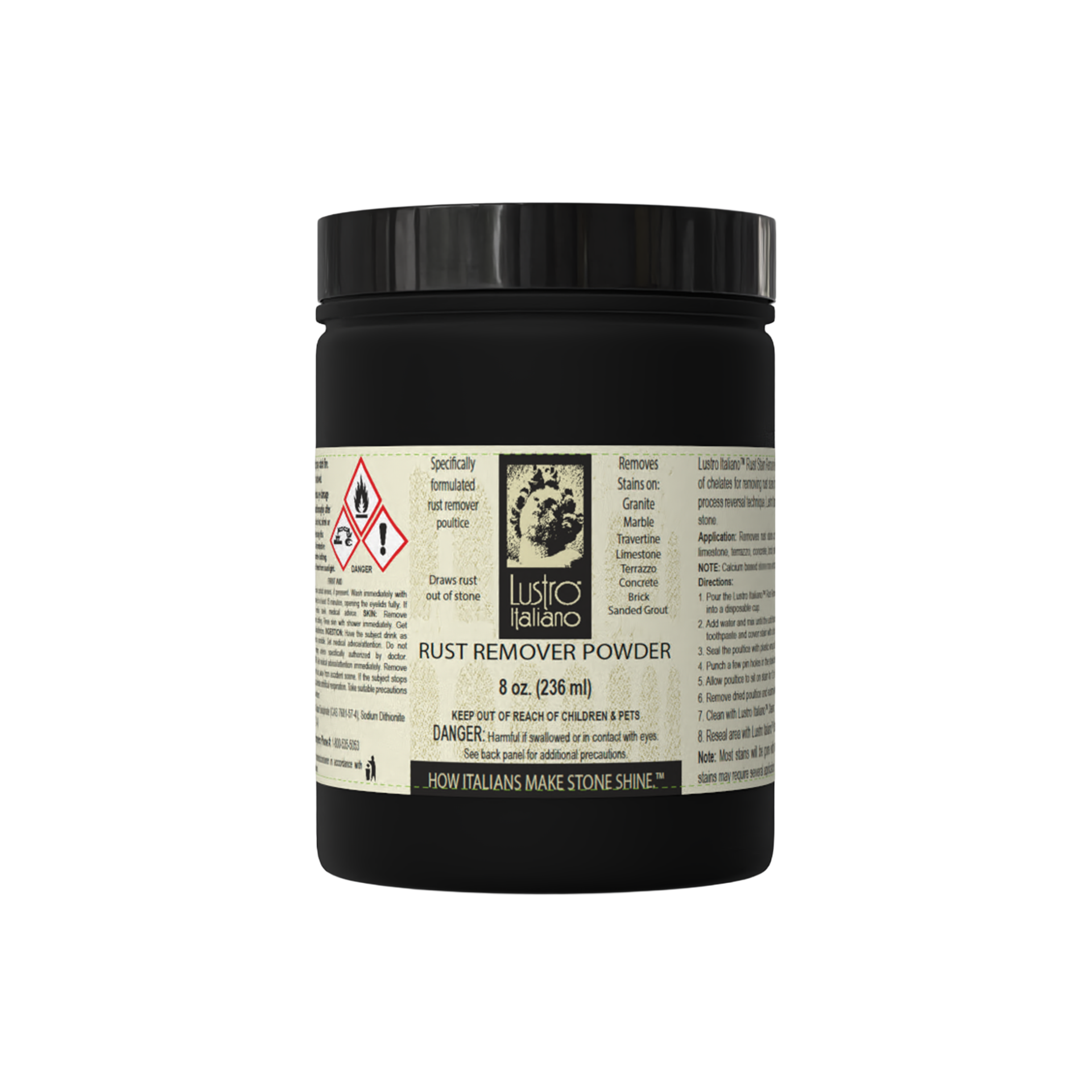 Lustro Italiano Rust Remover Powder | alabaster | Pro Tool Haus