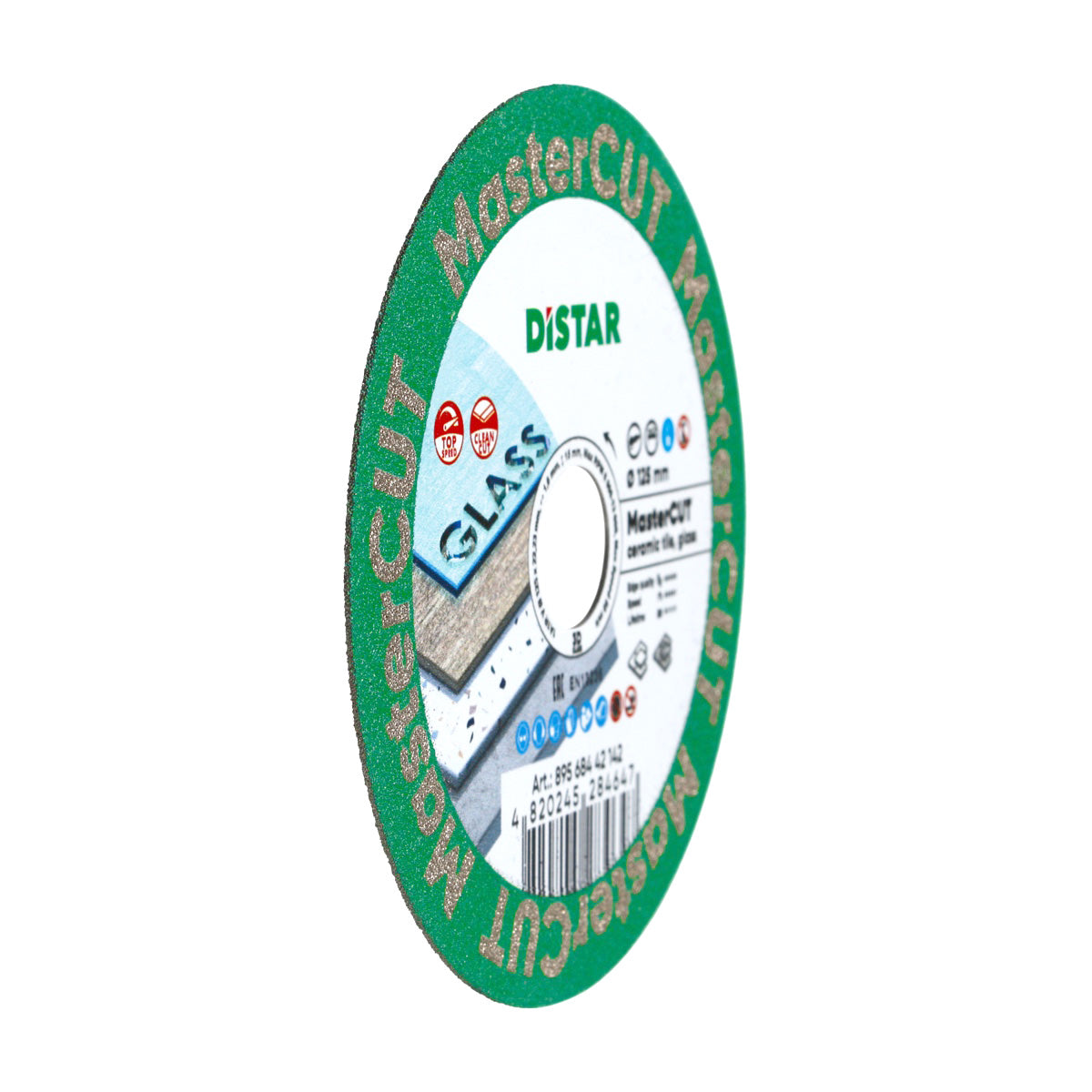 Disc cutter blade with 'MasterCut' branding on a white background