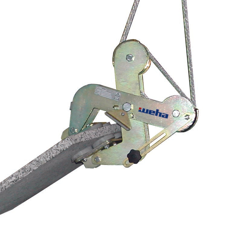 Weha Riba 3 Horizontal/Vertical Cable Scissor Lifter (0-“11") 3087 lb Capacity | Close-up Detail | monument clamp | Pro T...