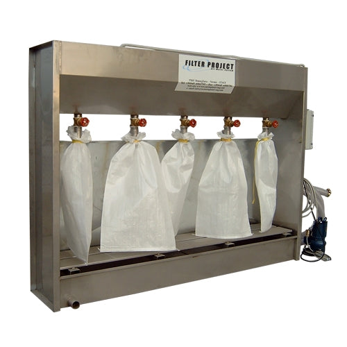 Filter Project Sludge Dehydrator 5 Bag System for Granite, Marble, Stone Sludge | filter project | Pro Tool Haus