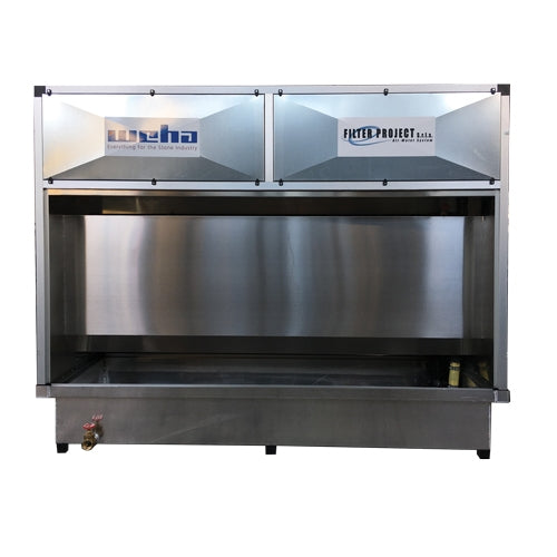 Filter Project Water Suction Wall (2 Meter) Wet Dust Collection Booth | Detail View | air filtration | Pro Tool Haus