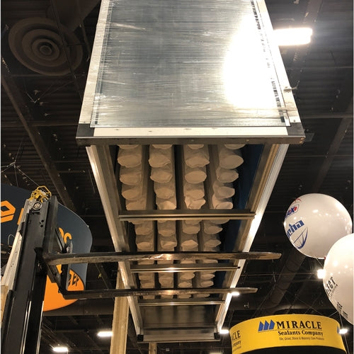 Filter Project 10' (3 Meter) Automatic Self-Cleaning Dry Dust Collector Booth System | Close-up Detail | air filtration | ...