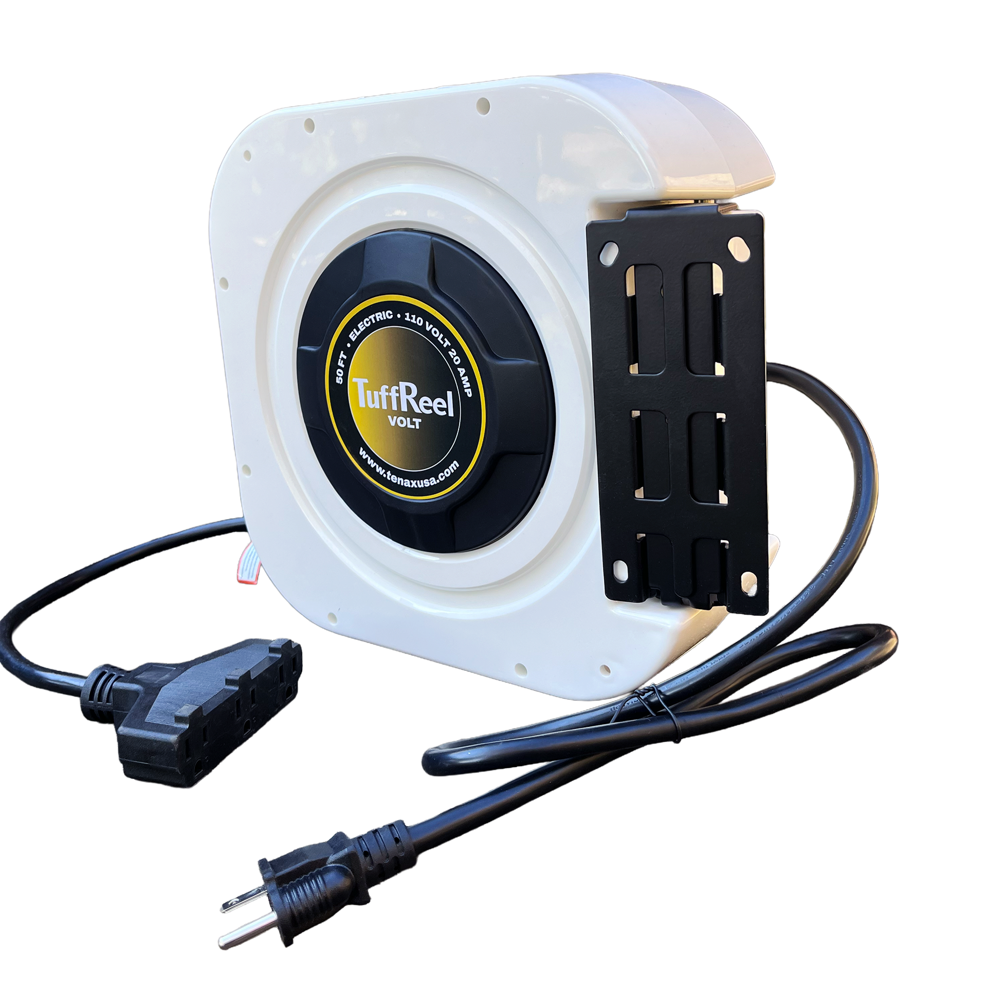 Tenax USA TuffReel Volt 50 FT Retractable Electric Hose Reel | Application View | electric reel | Pro Tool Haus